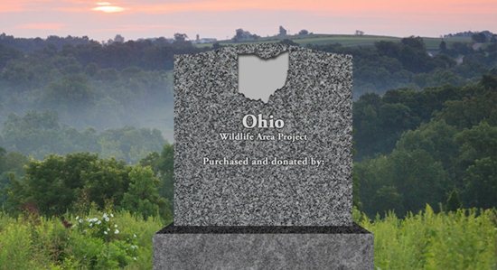 Donors to Pheasants Forever's first Build a Wildlife Area project in Ohio will be recognized on a monument at the area. Donors to Pheasants Forever's first Build a Wildlife Area project in Ohio will be recognized on a monument at the area.