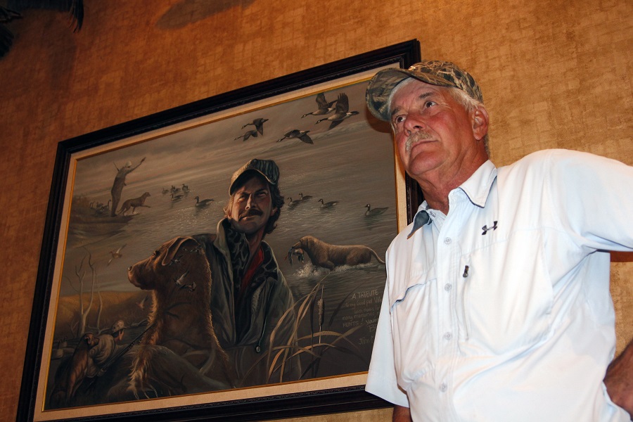 Wicker Bill is a Pierre hunting legend. A painted portrait of him hangs in a local hotel. Wicker Bill is a Pierre hunting legend. A painted portrait of him hangs in a local hotel.