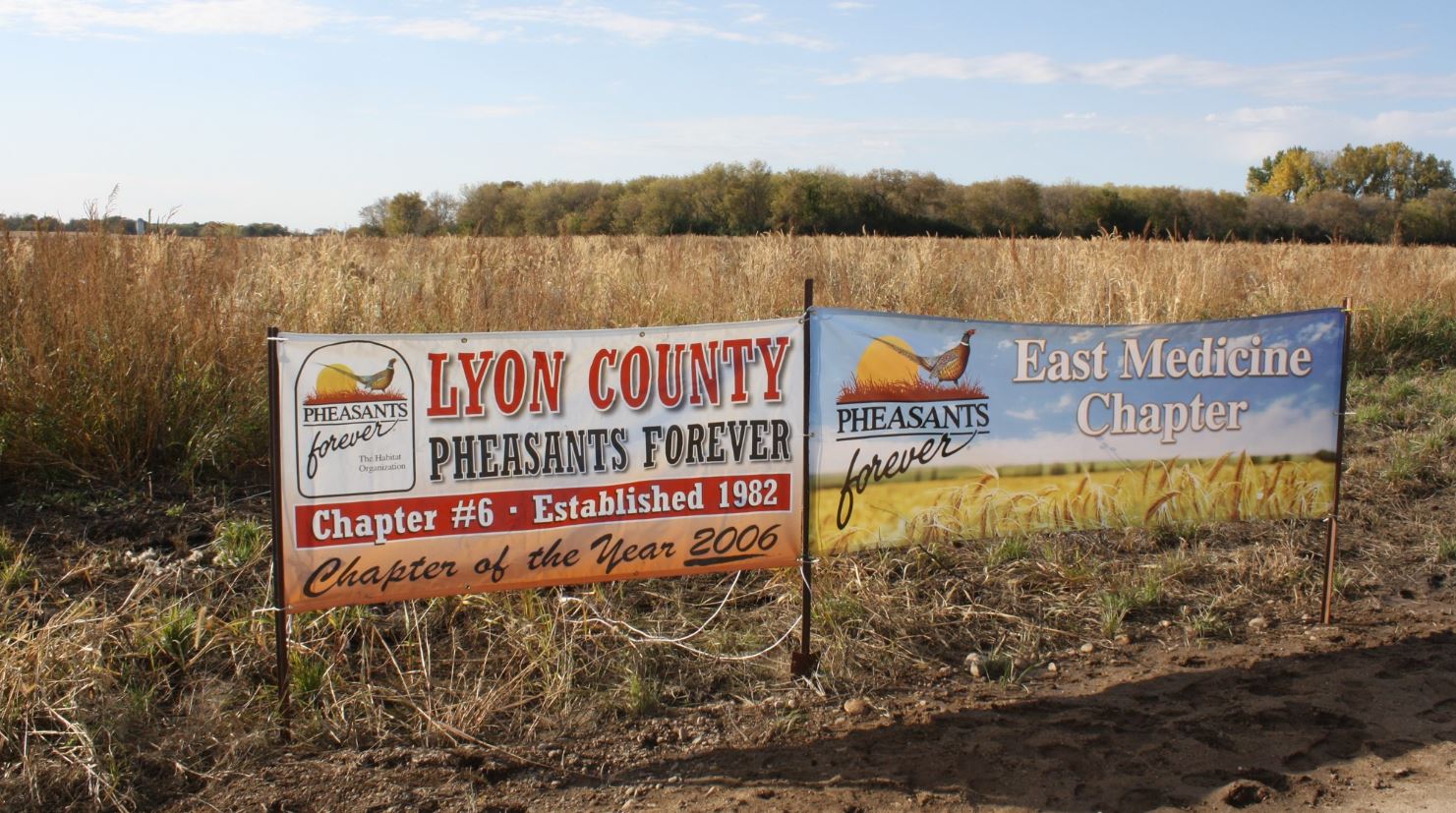 Two Pheasants Forever chapters were instrumental in getting the Meger Memorial WMA project complete. Two Pheasants Forever chapters were instrumental in getting the Meger Memorial WMA project complete.