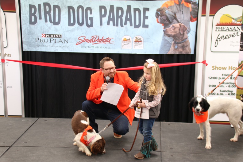 The annual Bird Dog Parade kicked off Pheasant Fest 2018 in Sioux Falls. The annual Bird Dog Parade kicked off Pheasant Fest 2018 in Sioux Falls.