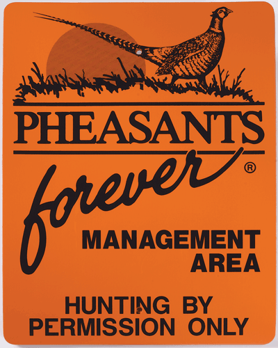 Tin Poster 20x30cm of Pheasant 27343 by Global Animal Sign 